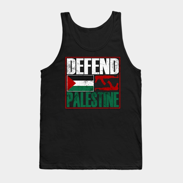 Defend Palestine, proud Palestine Flag, Palestine Tank Top by Jakavonis